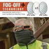 Ergodyne Skullerz ARKYN Anti-Scratch and Enhanced Anti-Fog Safety Goggles with Elastic Strap, Clear 60308